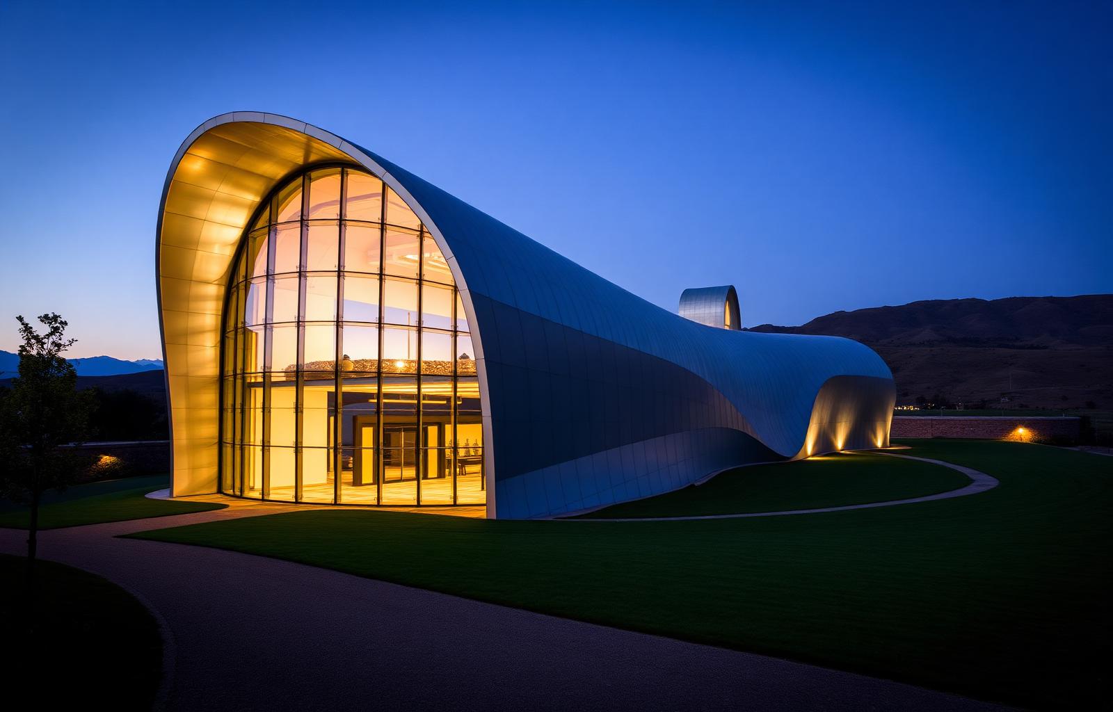 Arquitectura contemporánea de la bodega Marqués de Riscal en Elciego